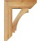 Ekena Millwork Imperial Slat Rough Sawn Bracket w/ Offset Brace, Western Red Cedar, 6"W x 16"D x 20"H BKT0604X16X20IMP06RWR - alternate 4